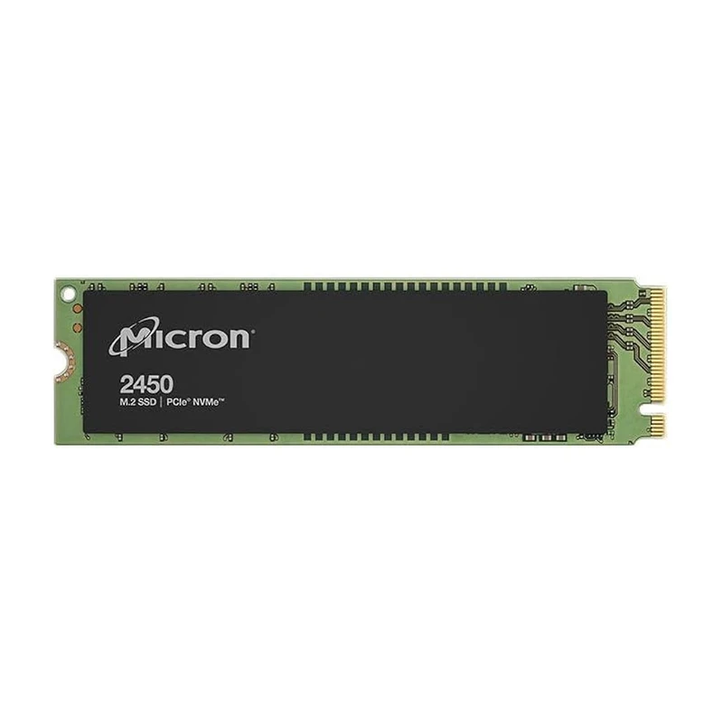هارد اس اس دی اینترنال میکرون M.2 2280 NVMe مدل 2450 ظرفیت 256 گیگابایت دو شیار استوک هارد اس اس دی اینترنال میکرون M.2 2280 NVMe مدل 2450 ظرفیت 256 گیگابایت دو شیار استوک