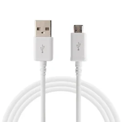 کابل شارژ USB به microUSB مناسب گوشی های سامسونگ S4 به طول یک متر